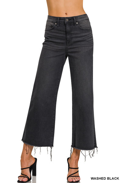 Nora Cropped Wide Leg Jeans